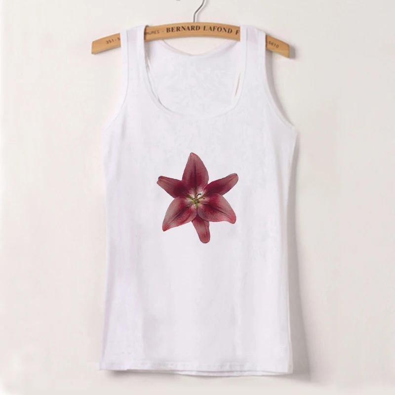 Women's Y2k Tops Aesthetic Flowers Print Short Sleeve Summer Female Slim Fit Crop T-shirts White Casual Sport Tees