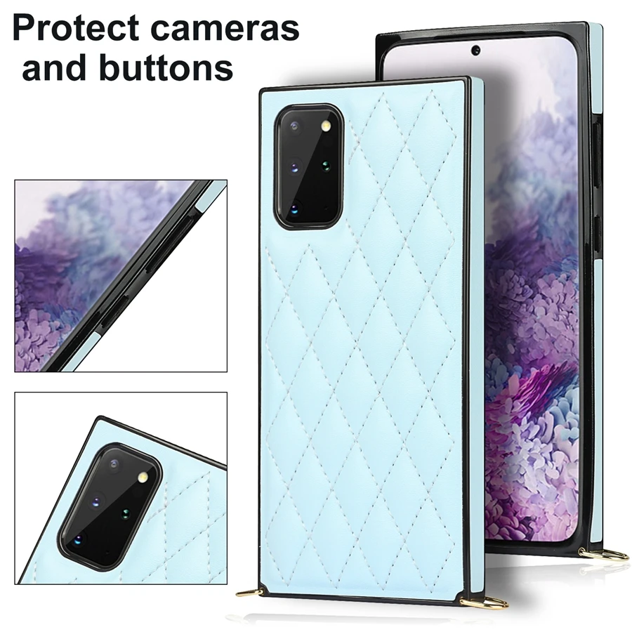 

Diagonal Small Fragrant Leather Case For Samsung Galaxy S21 S21Plus S21Ultra S20FE S20/10/S9 Plus Note 20 Ultra/10 Pro/9 A90