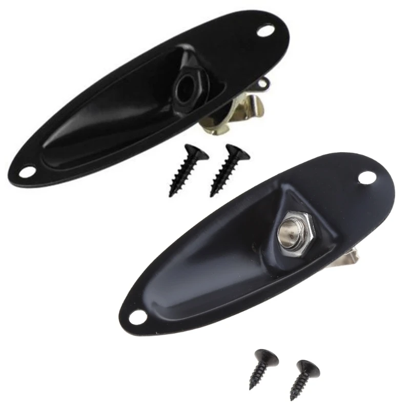 

B36F Guitar Plate Replacement For Strar Electric 1/4" Boat Shaped Connector Socket Panel