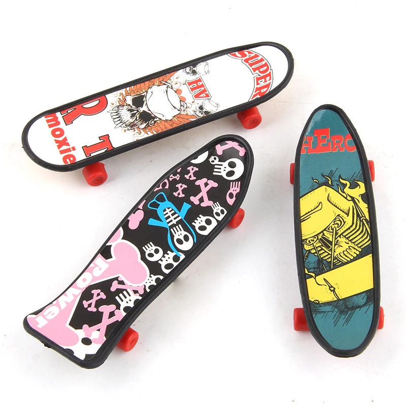 

1pc Innovative Printing Professional FingerBoard Skateboard Mini Finger Boards Skate Truck Finger Skateboard For Kid Antistrees