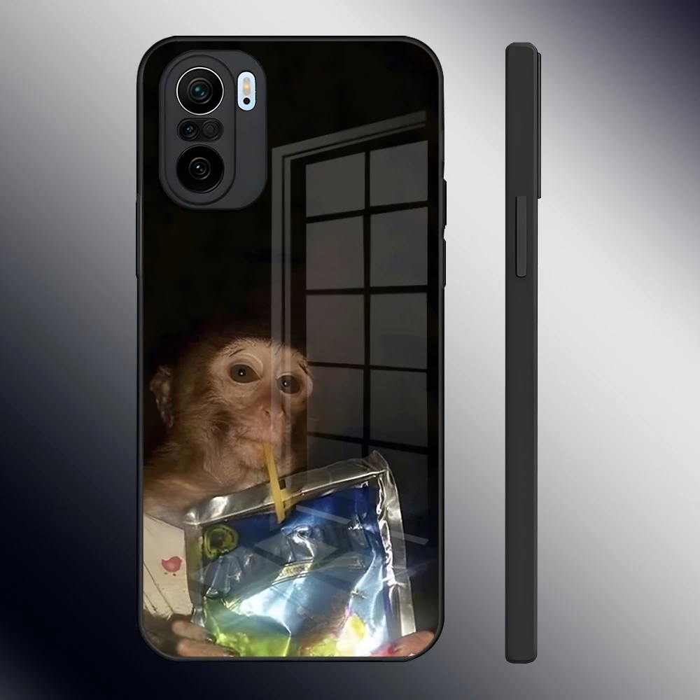 Закаленное стекло в виде обезьяны для Redmi 13 12 13c 12c Note Pro Plus 11 10 12s 11s