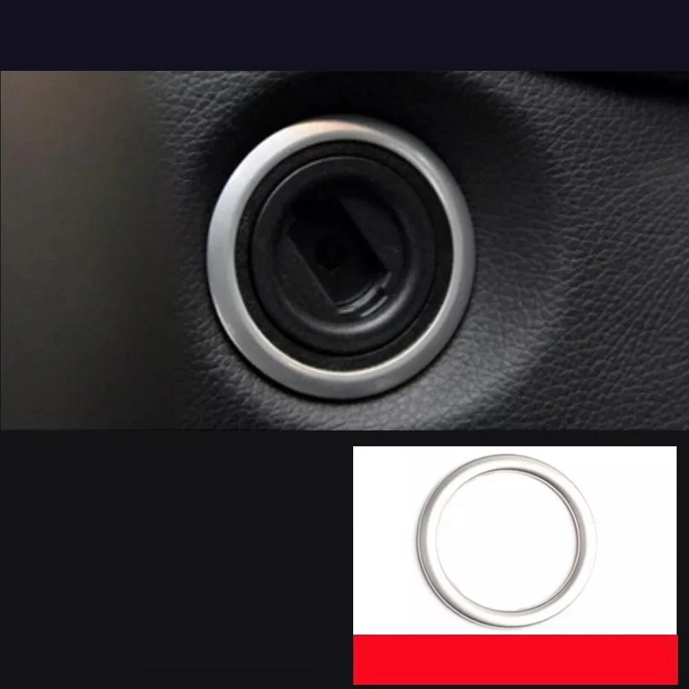 Украшение автомобиля отделка ключа зажигания цвет серебра автомобильный