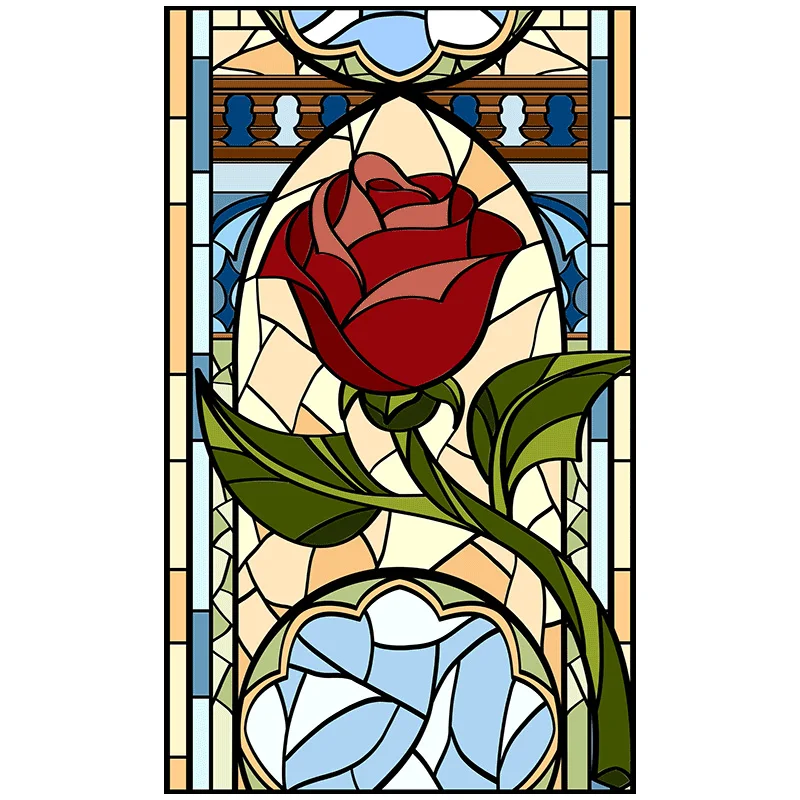 

Пленка для окон цветное витражное