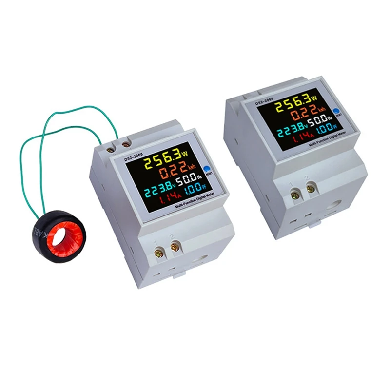 

BMDT-Din Rail Digital Voltmeter Current Wattmeter Electric Energy Kwh Meter Frequency Volt Amp Monitor