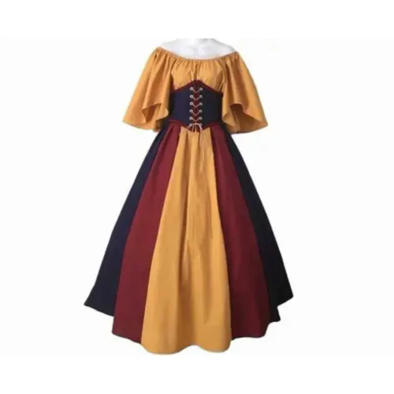 Женское винтажное платье в стиле эпохи средневековой викторианской костюм для