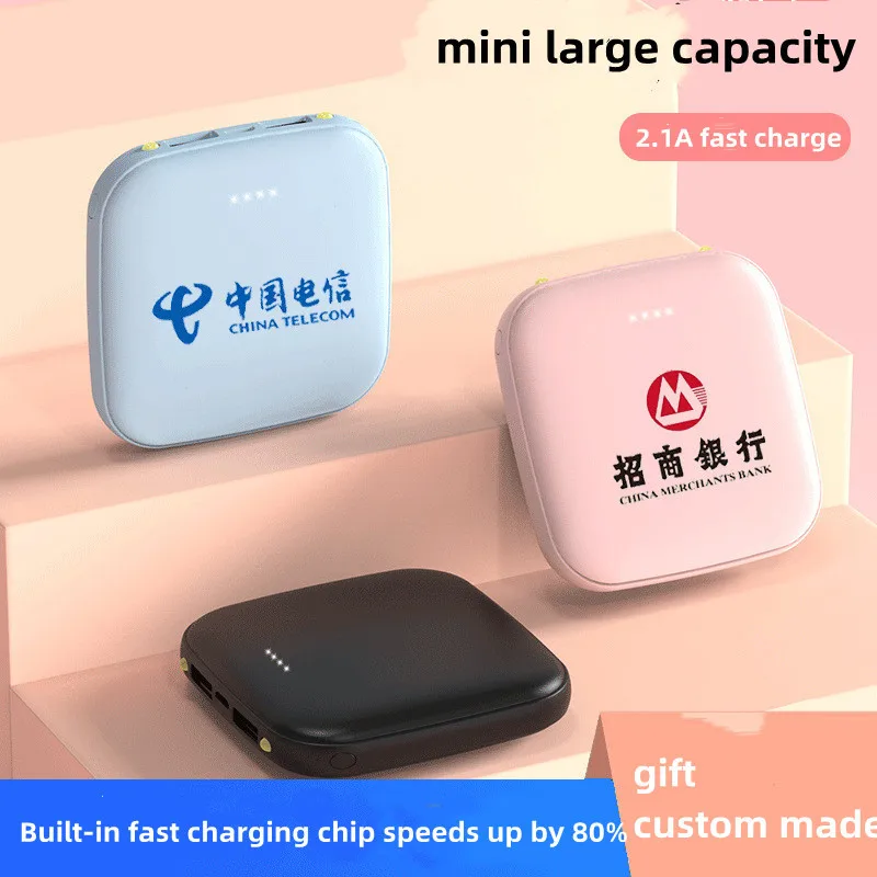 

2022 New Digital Display Mini Large Capacity Charger 20000mAh Portable Power Bank Suitable for Gifts, Prizes, Company Benefits,