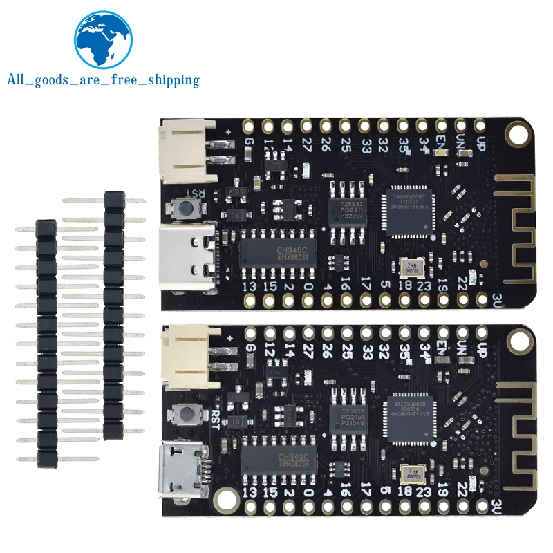 Макетная плата ESP32 LOLIN32 с Wi-Fi, Bluetooth, ESP32 ESP-32 REV1 CH340 CH340G MicroPython Micro/TYPE-C USB для Arduino