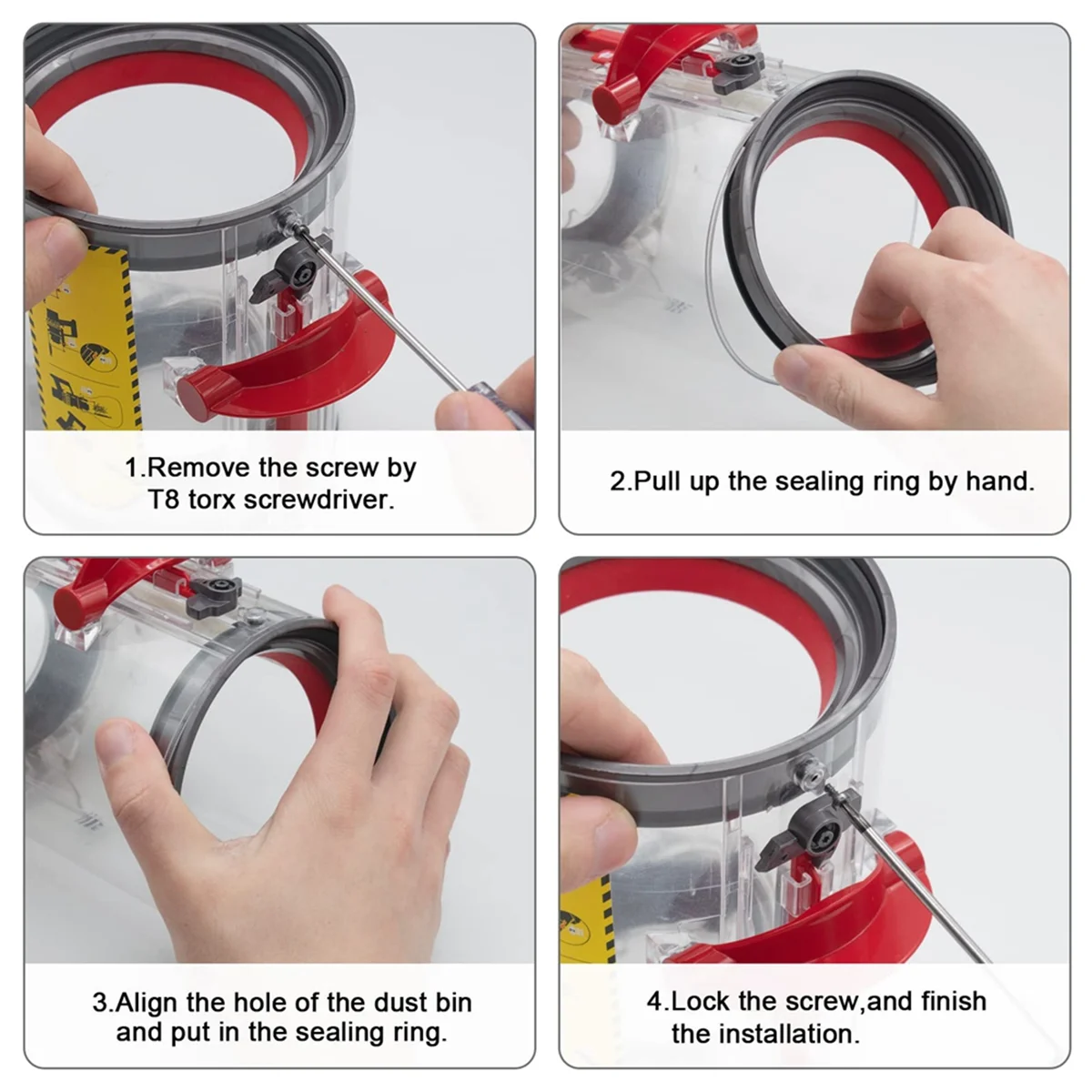 Для Dyson V11 V15 SV14 SV15 SV22 вакуумное ведро для пылесборника верхнее фиксированное