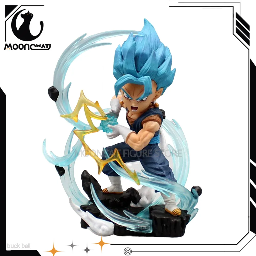 

10cm Dragon Ball Z Anime Figures Vegetto Figure DBZ Vegetto Q Version Figurine Pvc Statue Collection Model Doll Toy Gift For Kid