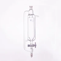 double layer separatory funnel constant pressure shape150mljoint 1423addition funnel low temperature ptfe stopcock