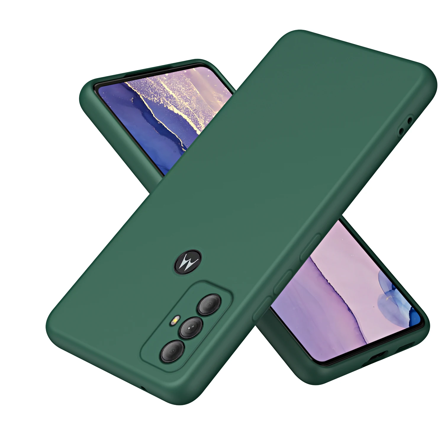 

Luxury Liquid Silicone Case For Motorola Moto G Power 2022 GPower Built in flannel Soft Shockproof Phone Cover MotoGPower2022
