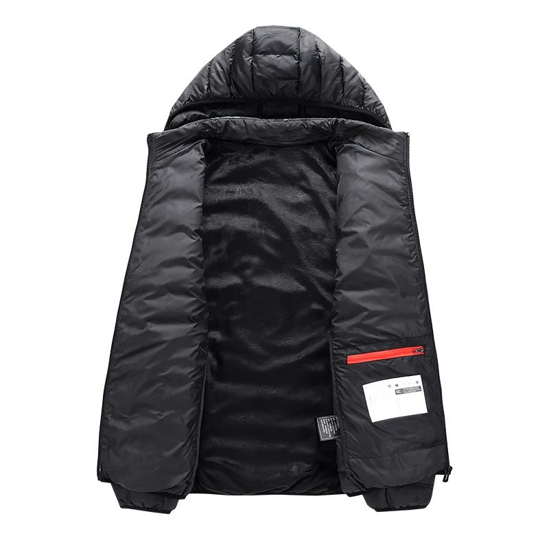 2023Intelligent temperature control USB rechargeable heated cotton jacket warm down cotton jacket electric heating jacket