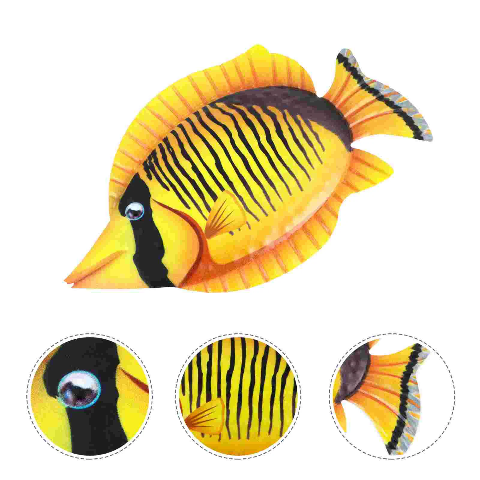 

Walldecor Metalsculpture Nautical Hanging Tropical Coastal Sculptures Beach Iron Ocean Pool Garden Swimming Sea Outdoor Themed