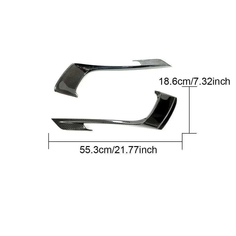 2 шт. сухой карбоновый передний противотуманный вентиляционный отверстие