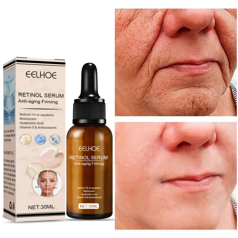 

Retinol Anti Aging Firming Serum Wrinkle Remover Fade Fine Lines Face Repair Essence Moisturizing Nourishing Skin Care Products