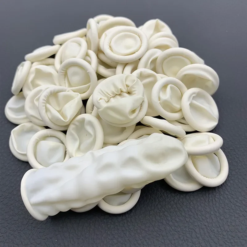 Защитные кончики пальцев 200 шт. художественная латексная кроватка для