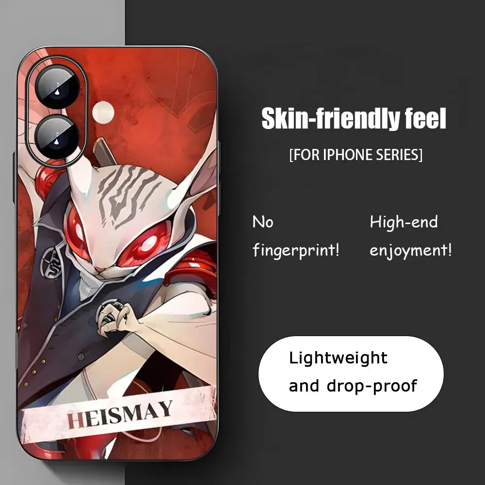 Чехол для телефона M-Metap-hor R-efan-tazio Game iPhone 16 15 14 13 12 11 X XR XS 8 Plus Mini Pro Max мягкий черный