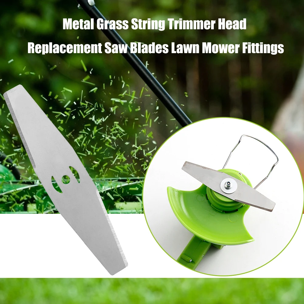 

5pcs Metal Grass String Trimmer Head Blade Replacement Saw Blades Lawn Mower Fittings for Garden Tool Accessories Parts