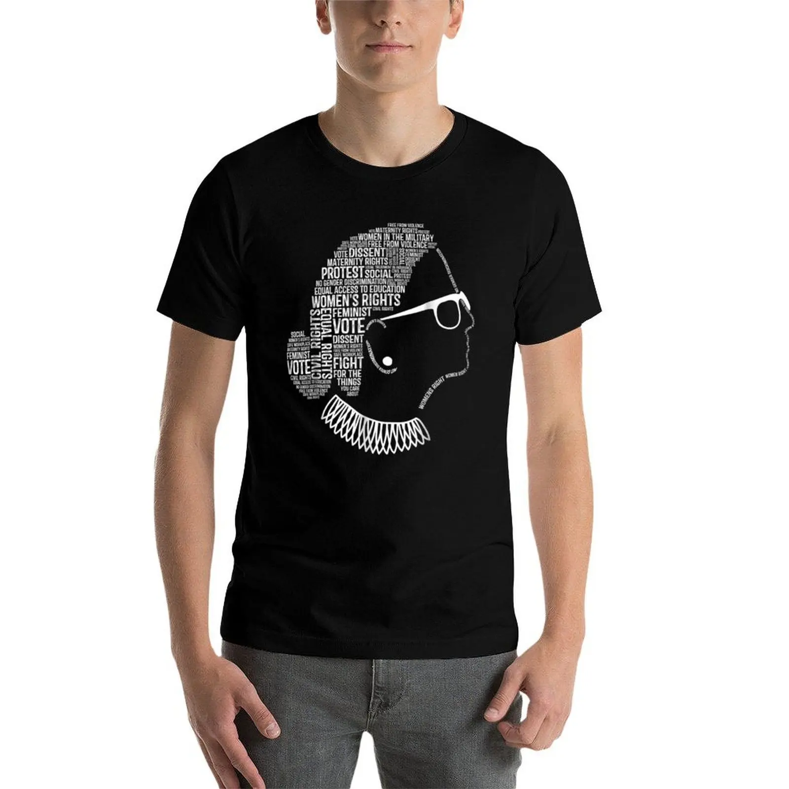 Фото Футболка Notorious-RBG-Ruth-Bader-Ginsburg-Best-Seller, спортивная, дышащая, с коротким рукавом. №4