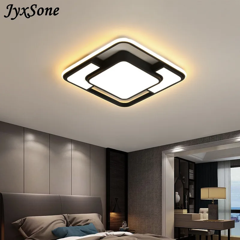 $103.47 2022 Chandelier Nordic Modern Ceiling Lamp Rectangular Simpl Dimmer Minimalist Decorative for Living Bedroom Dining Room Lights