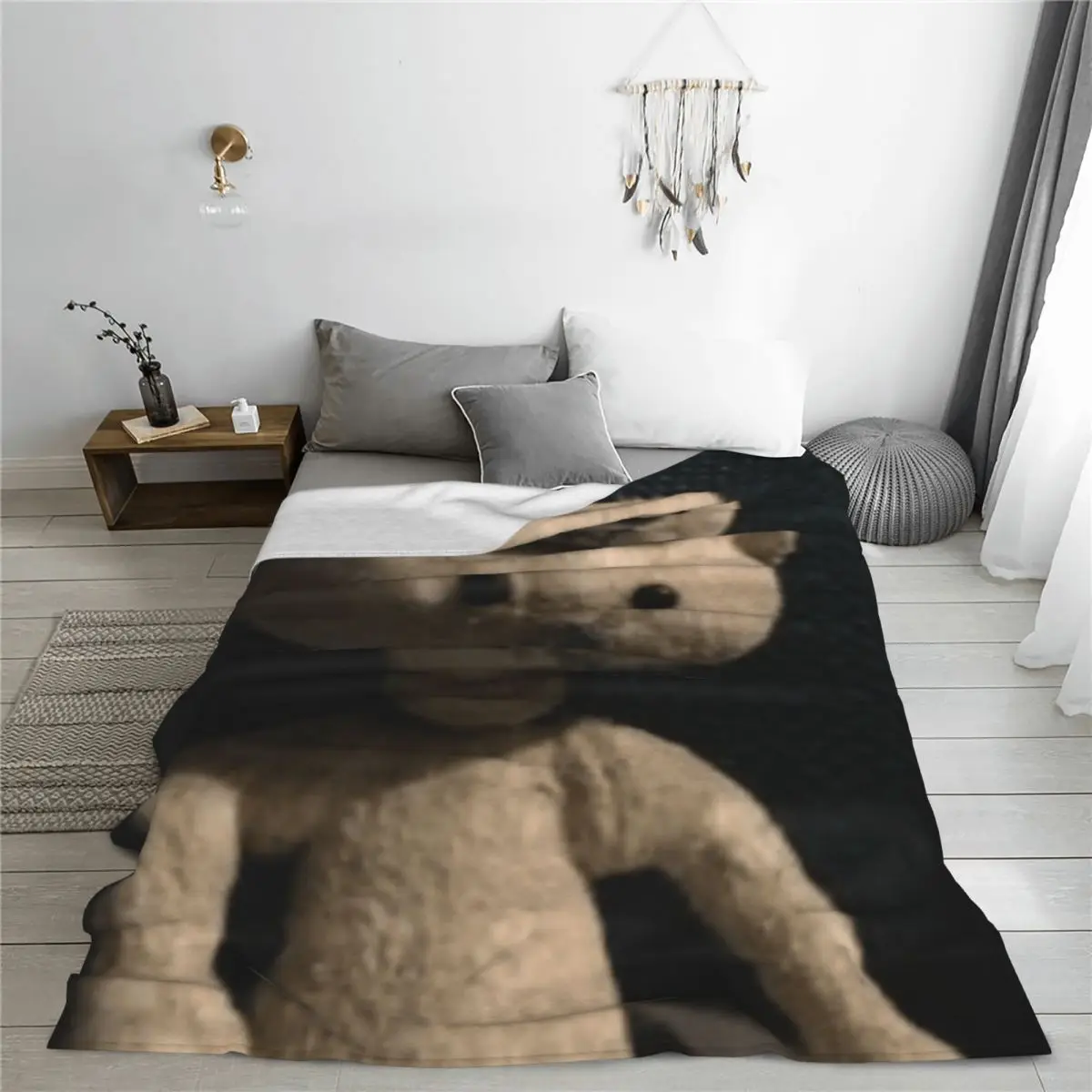 Одеяло Bear Alpha And Whitey фланец текстильный декор портативные супермягкие пледы для