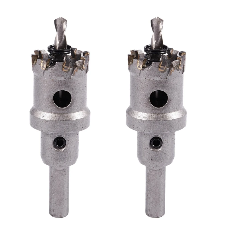

2X Carbide Tip Metal Cutter Stainless Steel HSS Drill Bit Hole Saw Holesaw Size:28Mm