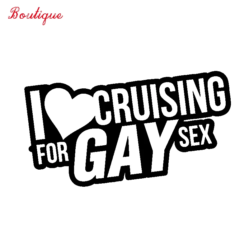 

Car stickers window Waterproof PVC fun I love cruise comrades creative stickers diesel motorcycle cover scratch 15.7cm * 8cm