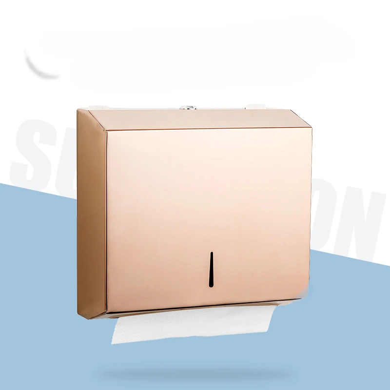 Подвесная настенная коробка для туалетной бумаги из нержавеющей стали