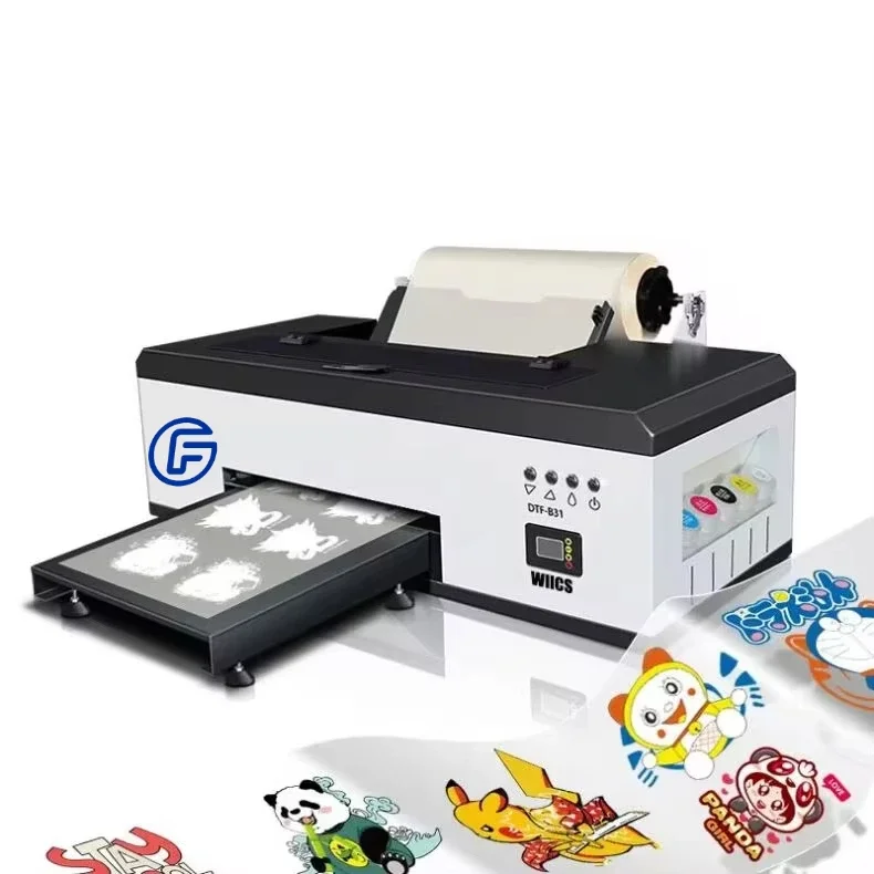 Новейшие рождественские рубашки dtf transfers принтер A3 Dtf с белой циркуляционной