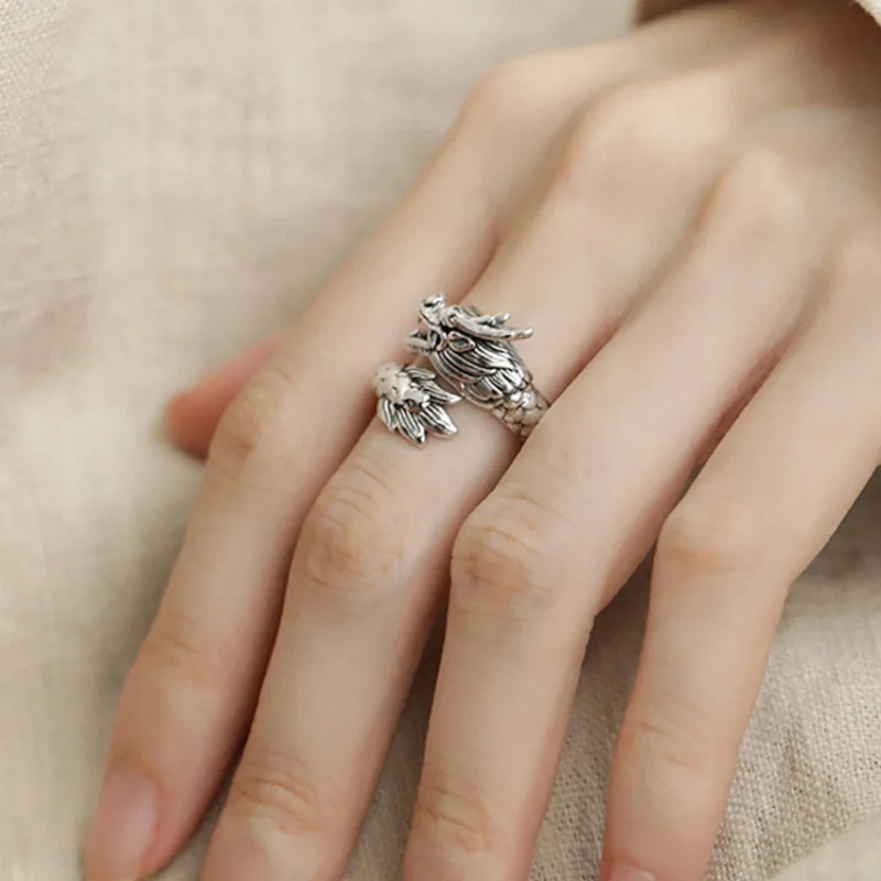 Женское регулируемое кольцо со знаком зодиака из серебра 925 пробы