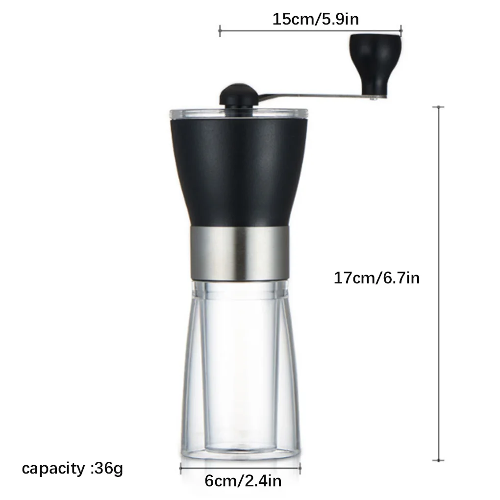 

Manual Coffee Grinder Coffee Grinding Machine Adjustable Bean Grinding Miller with Stainless Steel Handle