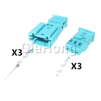 1 set 3 ways automobile tweeter cable adapter 1355600 9 1 1718346 1 car unsealed connector auto wiring terminal socket