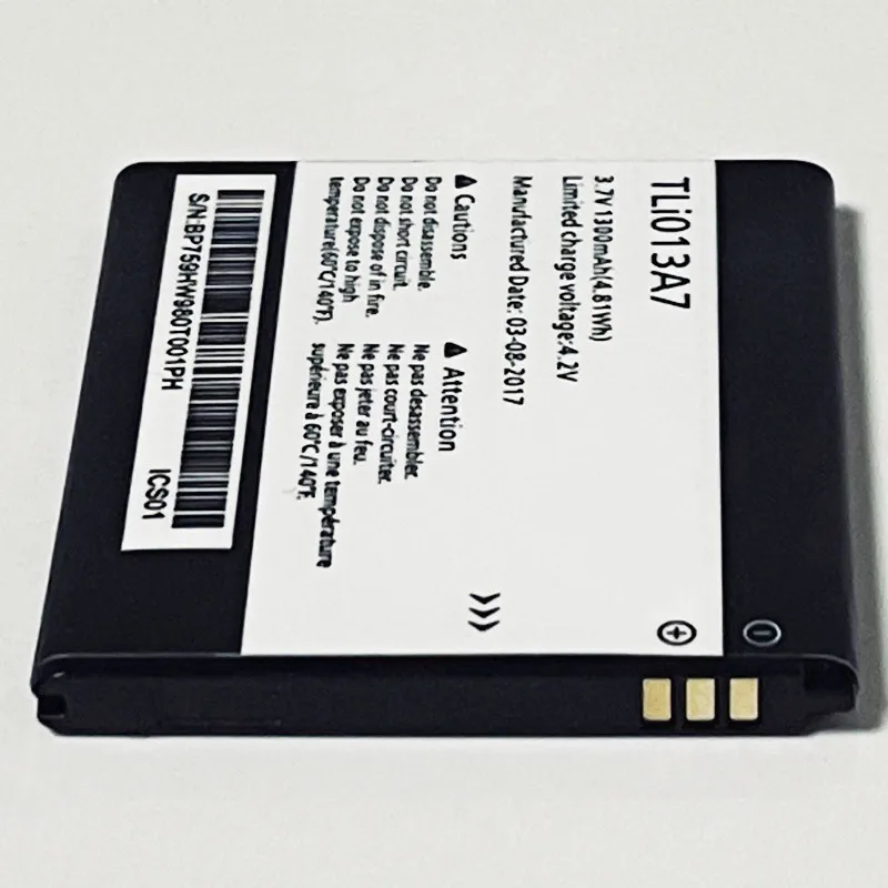 Аккумулятор 3 7 в 1300 мАч TLi013A7 для Alcatel One Touch Pixi 4 5 4017E 4017D 4017X 4017A 4017F 4017G 4017S TCL S300T TLi013A1 -