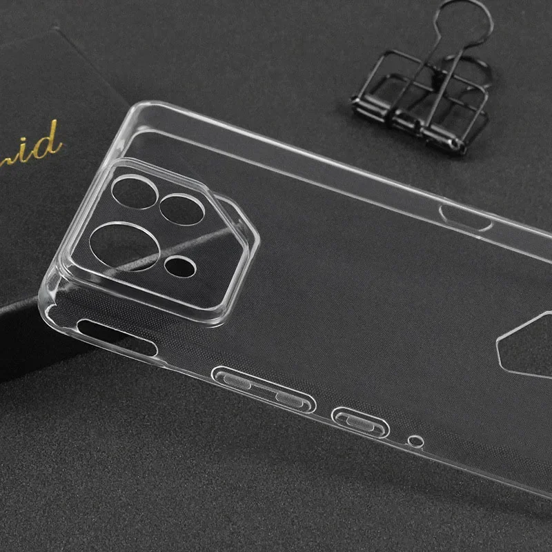 Простой тонкий мягкий прозрачный чехол из ТПУ для телефона Asus ROG 8 Pro 7 6 5 3 rog8 rog7 rog65G