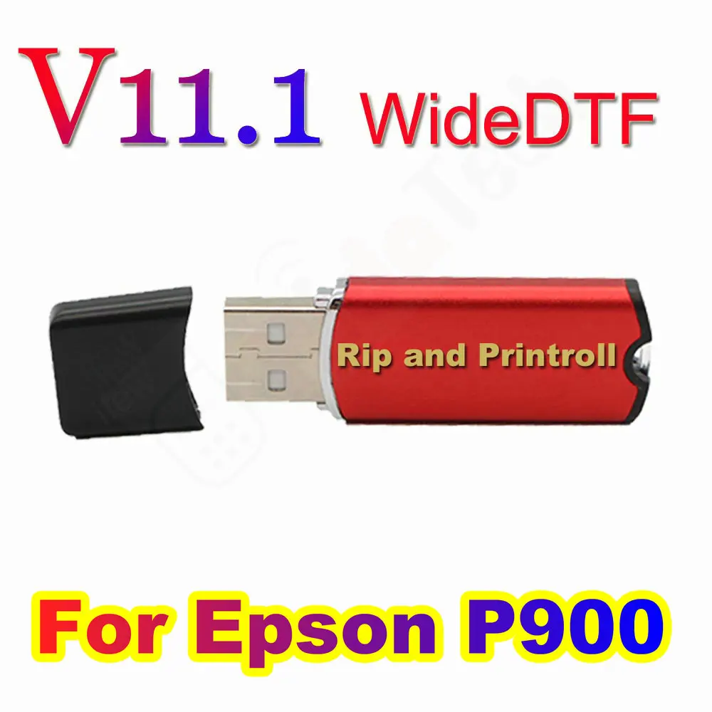 For Epson P900 Wide Format Rip Dongle Software Version 11.1 Uv Printer WideDtf License Key Uv Usb Dtf Printer Printing Program