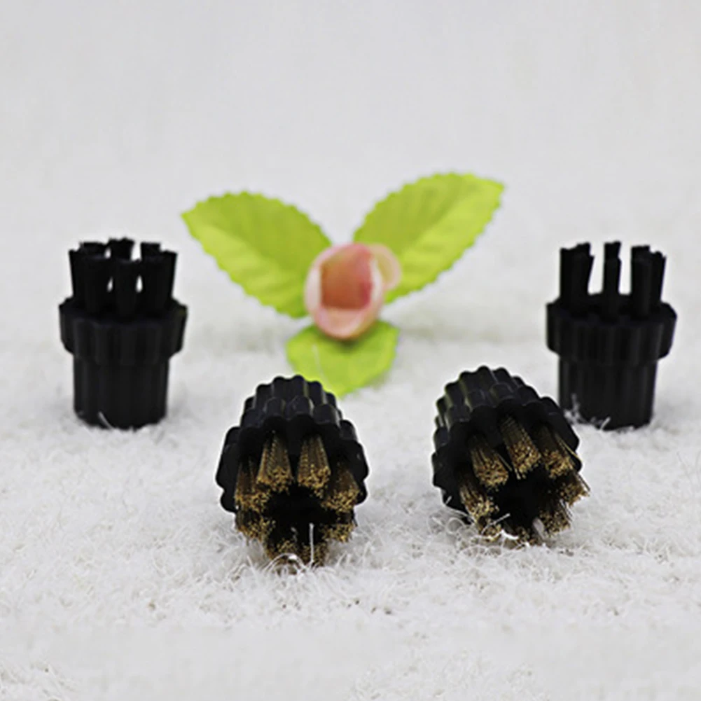 

Fit For Steam Mop X5 Steam Cleaner Brush Brass Nylon Components Head Spare Parts 4x3cm 6pcs/set Fittings Nozzles