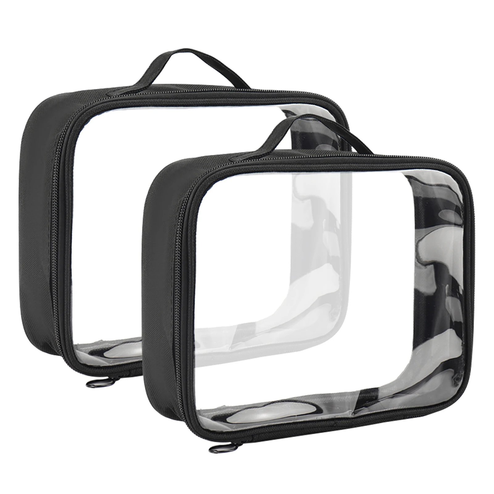 

2 шт., водонепроницаемые дорожные косметички из ПВХ на молнии