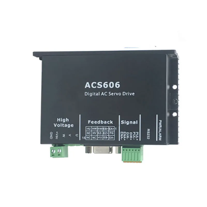 

Original DC Servo Driver ACS606 Work at 24-60VDC 3-phase Servo Drivers can push 50W-200W BLM Servo Motor