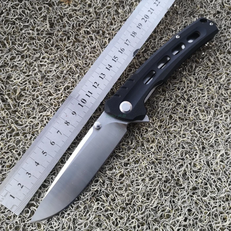 

New High Quality JH33 Knife D2 Edge G10 Handle Fruit Knife Outdoor Carry Knife Saber Folding Knife