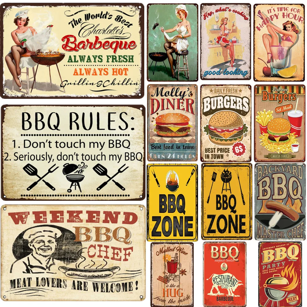 

Металлическая Оловянная табличка для вечевечерние НКИ на открытом воздухе, в стиле ретро