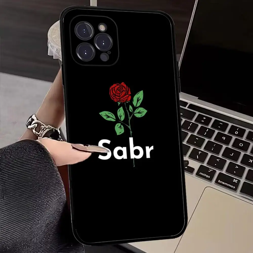 Чехол для телефона Sabr Patience iPhone 15 8 7 6 6S Plus X SE 2020 XR XS 14 11 12 13 Mini Pro Max Mobile Case