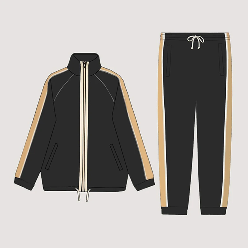 

NIGO классический логотип узор повседневные брюки куртка костюм # nigo6796
