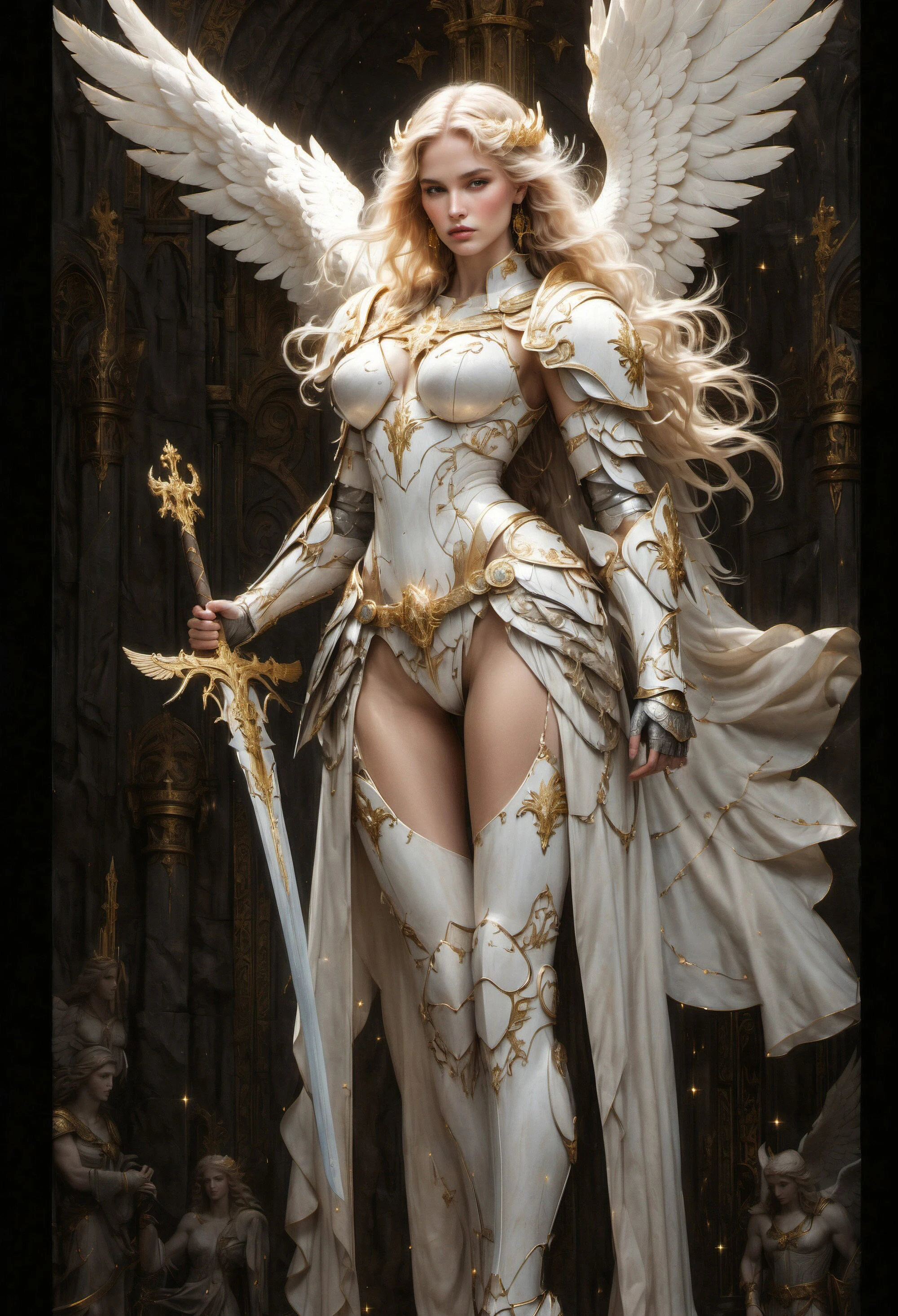 

Художественный постер "Абстрактный ангел", печать на холсте