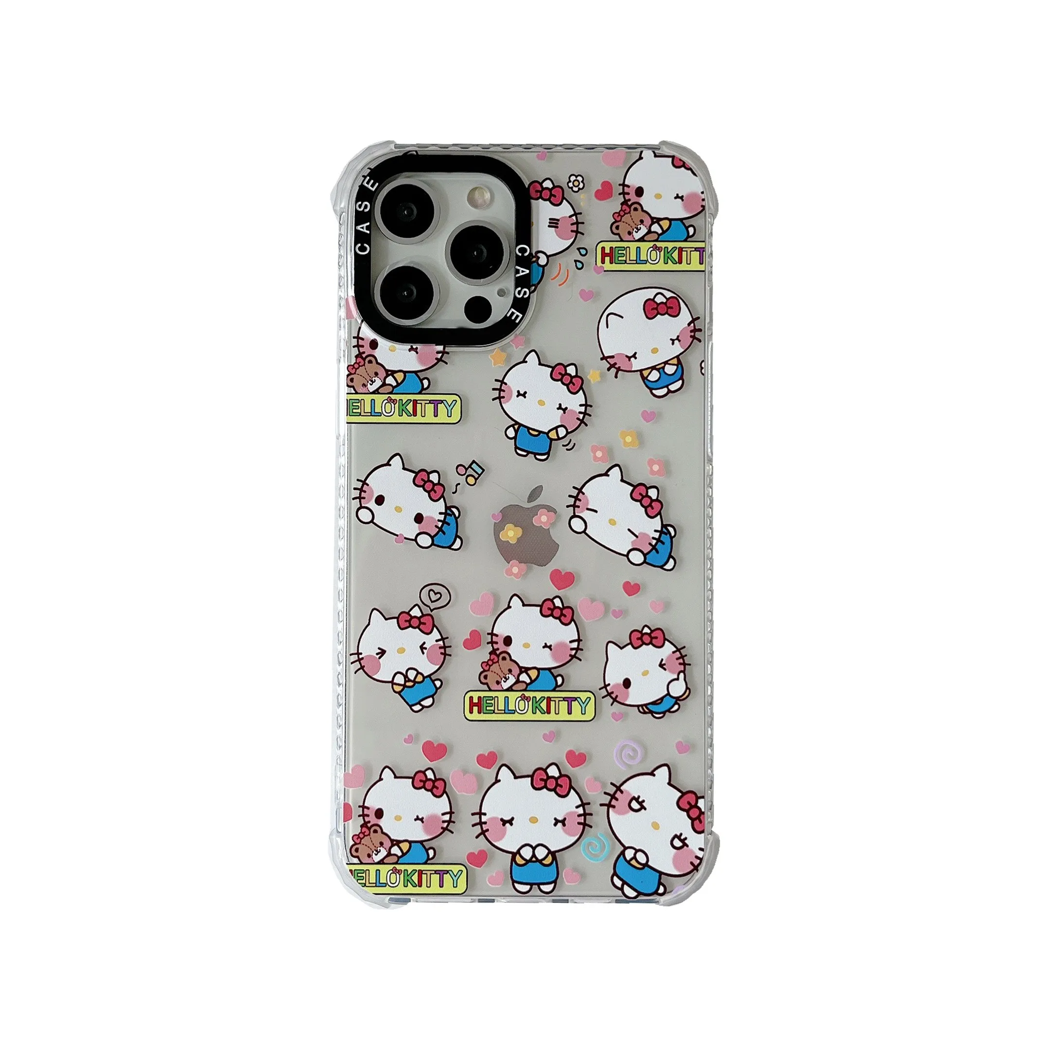 Чехлы для телефонов с мультяшным Hello Kitty и медведем iPhone 13 12 11 Pro Max XR XS MAX X 7/8Plus