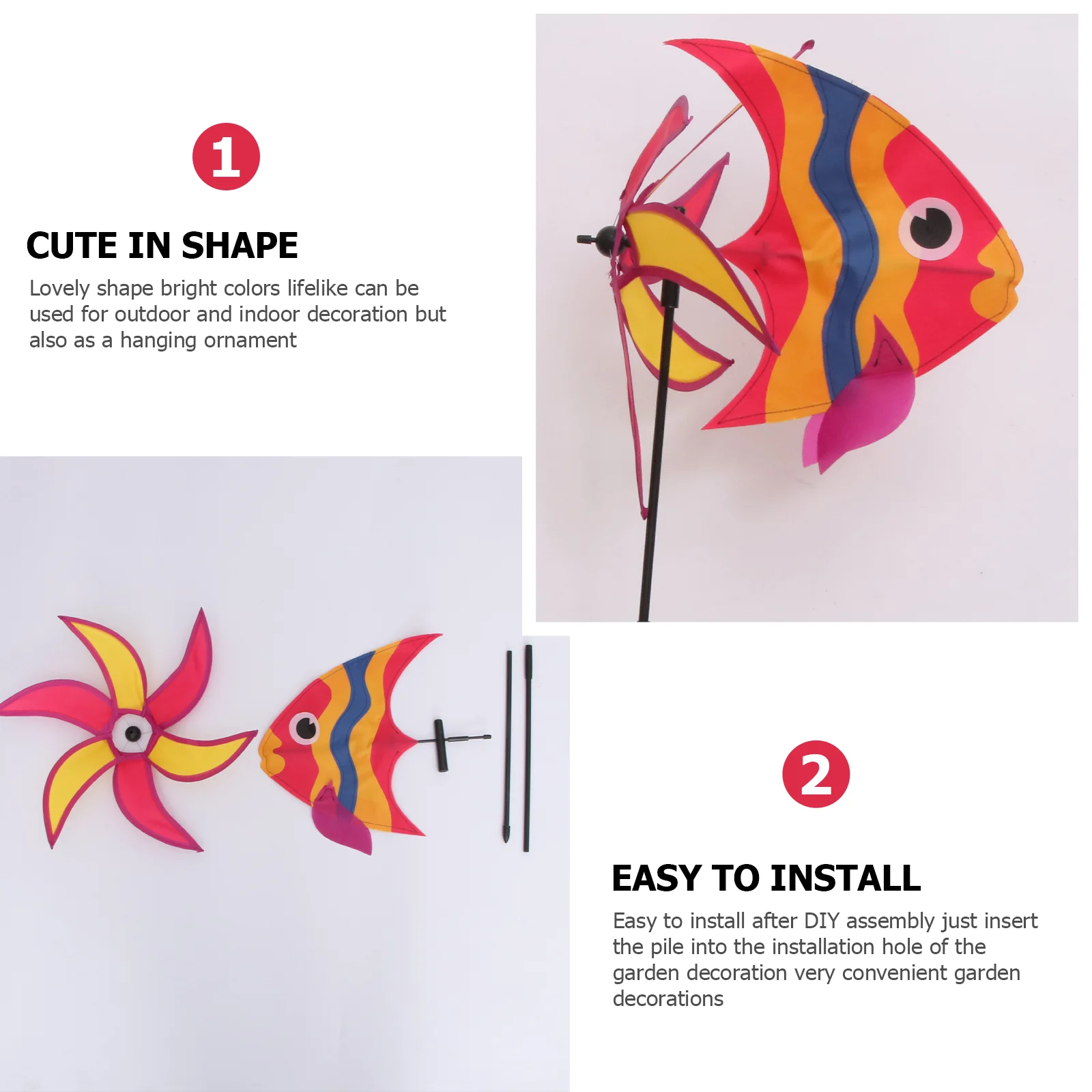 Трехмерная форма ветряная мельница вертушка украшение на открытом воздухе