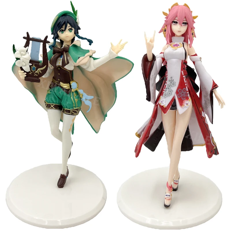 Genshin Impact Yae Miko Action Figure Klee/qiqi/xiao/hu Tao Figure Collectible Doll Toys