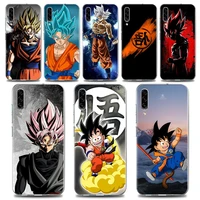anime dragon ball z goku phone case for samsung a02 a10 a20e a30 a40 a50 a70 note 8 9 10 20 plus lite ultra 5g tpu case bandai
