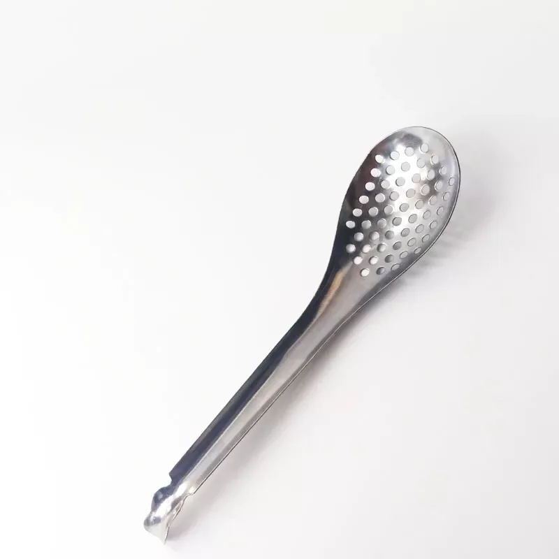

2023New Holes Acrylic Molecular Cuisine Caviar Spoon Useful Kitchen Cooking Gadgets Colander Egg Yolk Caviar Colander Kitchen Sp