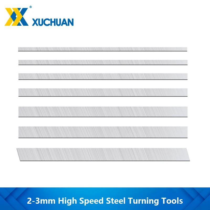 

2-3mm High Speed Steel Turning Tools CNC Lathe Turning Tool Bar White Steel Lathe Machining Tools