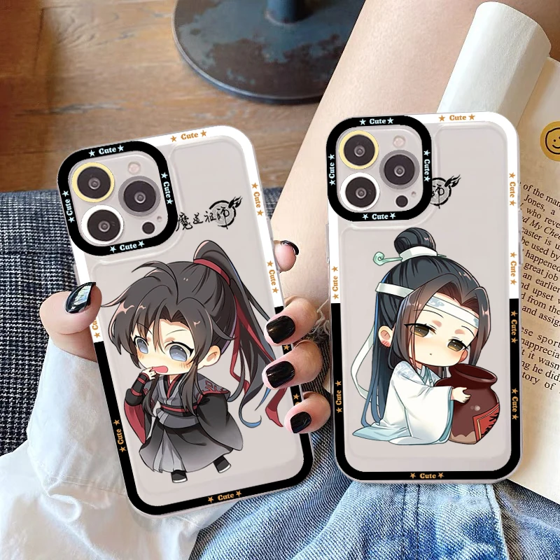 

Anime Grandmaster Mo Dao Zu Shi MDZS Phone Case For iPhone 14 13 12 11 Pro Max Mini X Xs XR 6 7 8 Plus SE 2020 Transparent Case